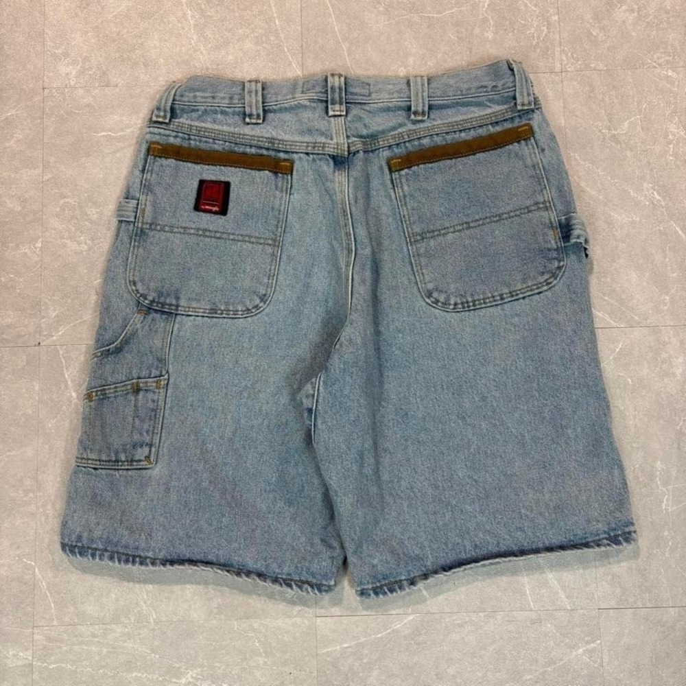 Wrangler‎ wrigg blue denim carpenter jorts #skater #denim